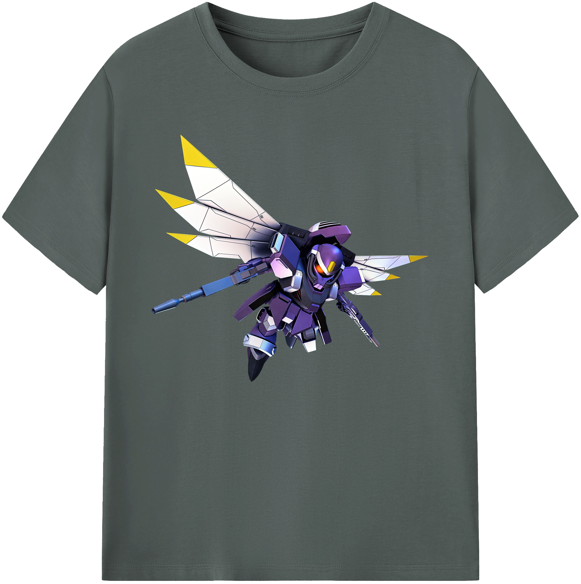 （画像用） 機動戦士ガンダム Mobile Suit Gundam 綿100％ メンズ半袖Tシャツ｜肌触りやわらか＆通気性